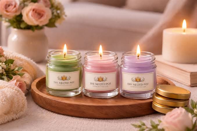 Botanical Scented Candle Trio
